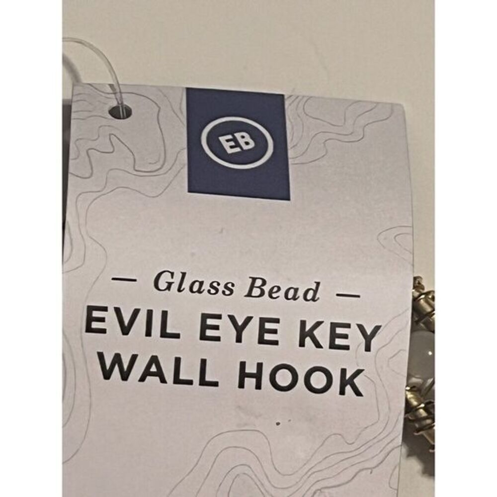 Earthbound Key Holder Hooks Wall Hanger With Evil Eye‎ Beads And More - Picture 7 of 13